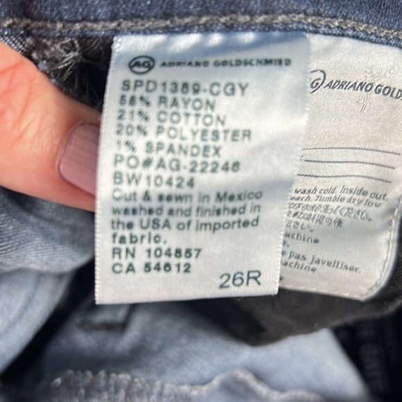 AG The Legging Ankle Super Skinny Ankle Jeans Size 26R - Picture 5 of 8